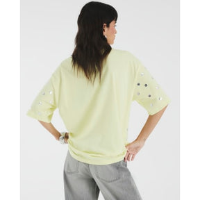 Lime Short Sleeve Studded T-shirt