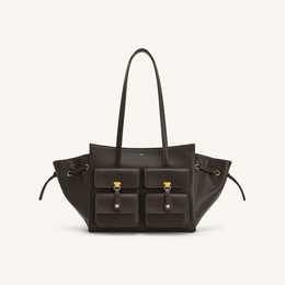 Linda Tote Bag - Dark Brown