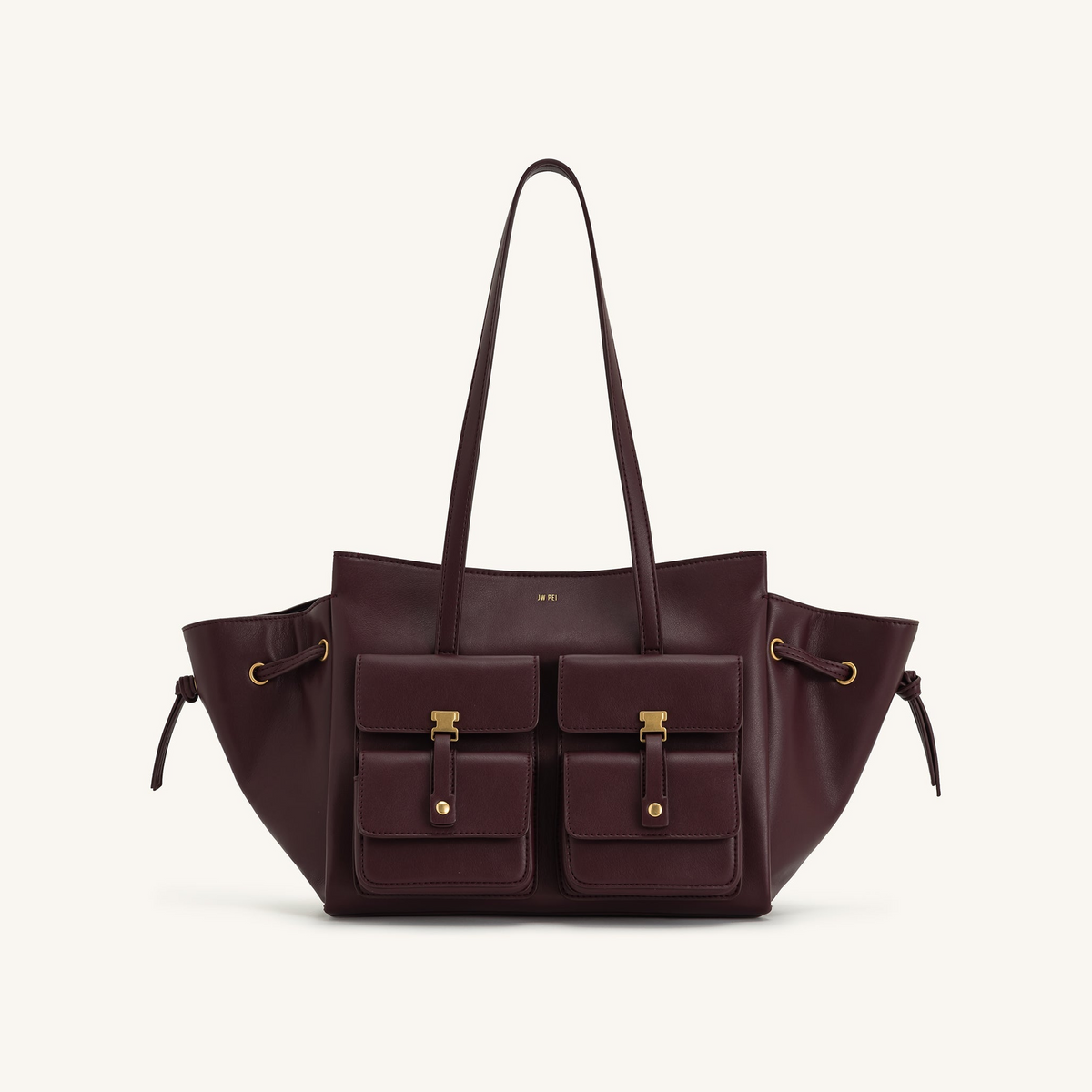 Linda Tote Bag - Deep Burgundy