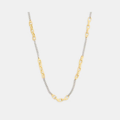 Linked C Necklace