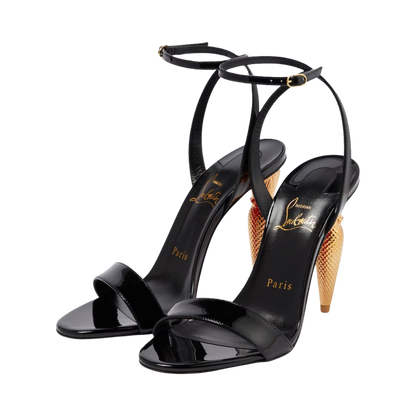 Lipqueen 100 patent leather sandals