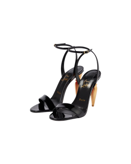 Lipqueen 100 patent leather sandals
