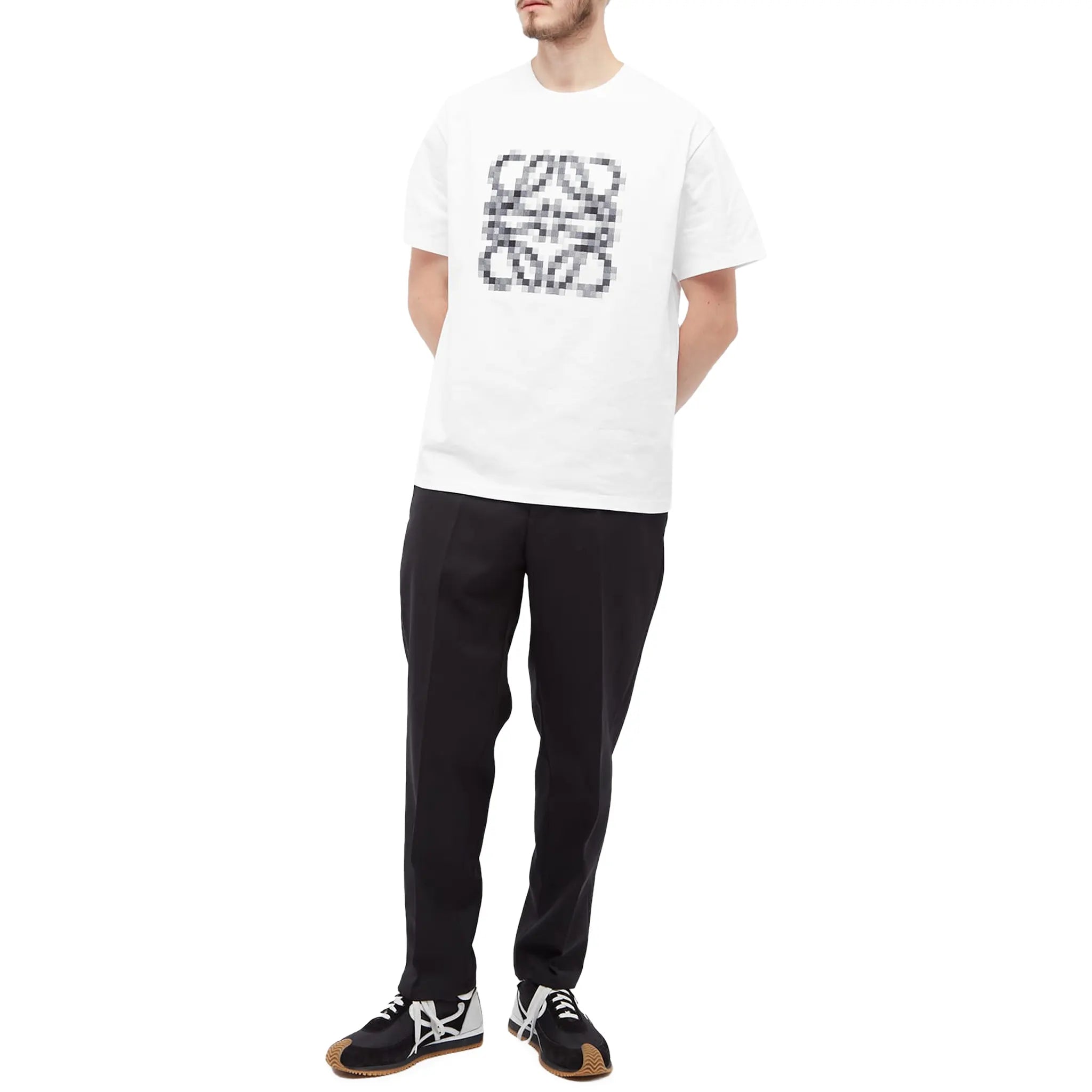 Loewe Pixelated Anagram T-Shirt – White
