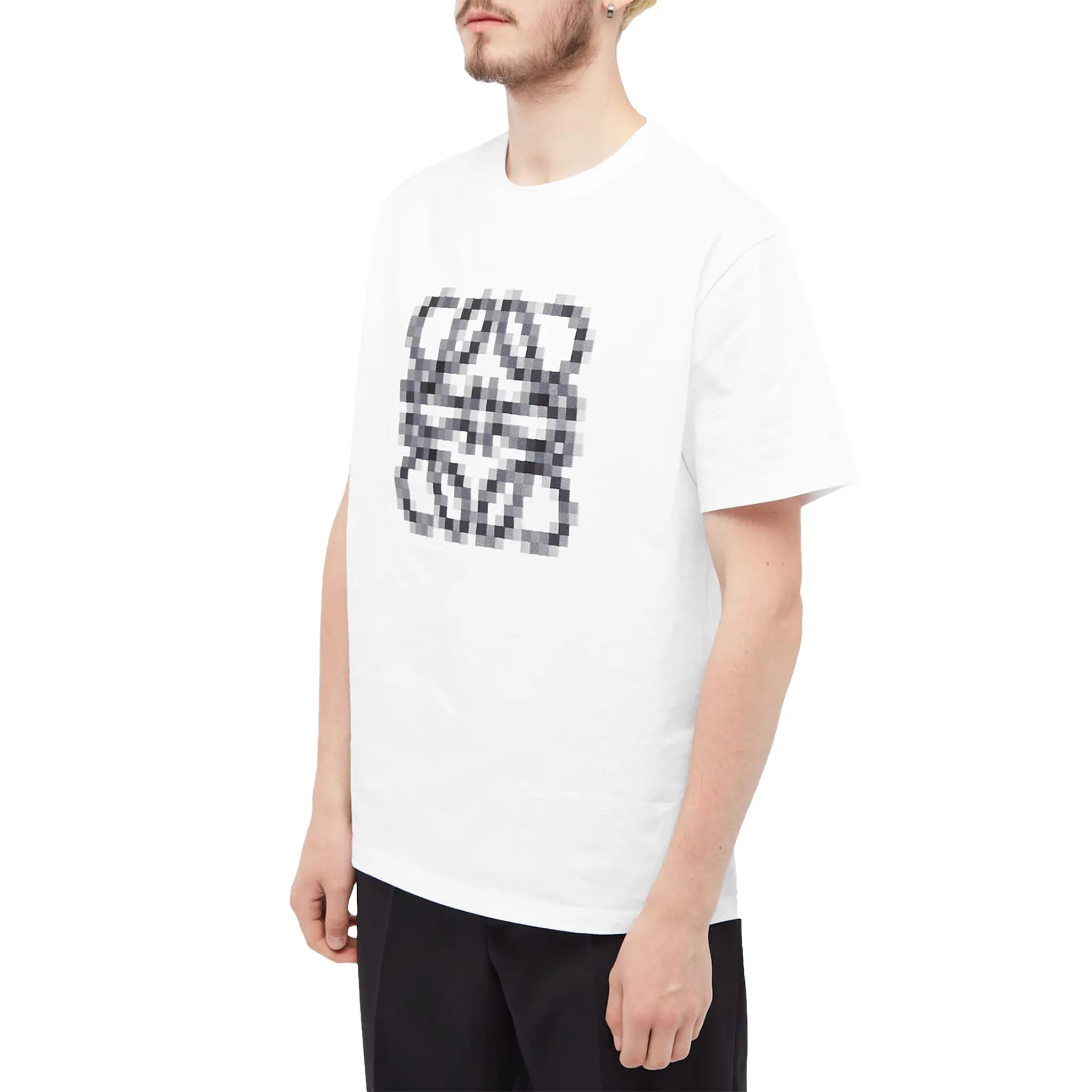 Loewe Pixelated Anagram T-Shirt – White