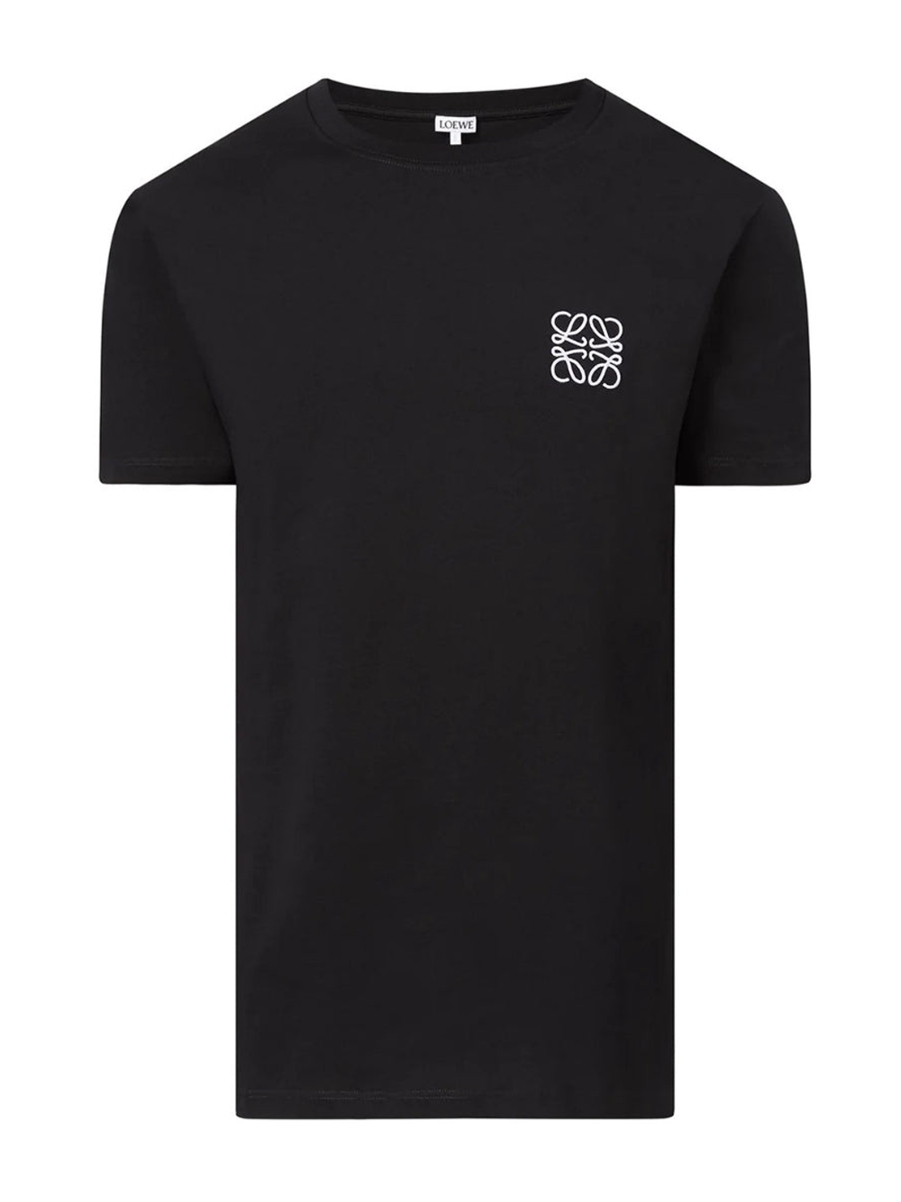 Loewe Anagram Embroidered Logo Black T Shirt