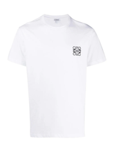 Loewe Anagram Embroidered Logo White T Shirt