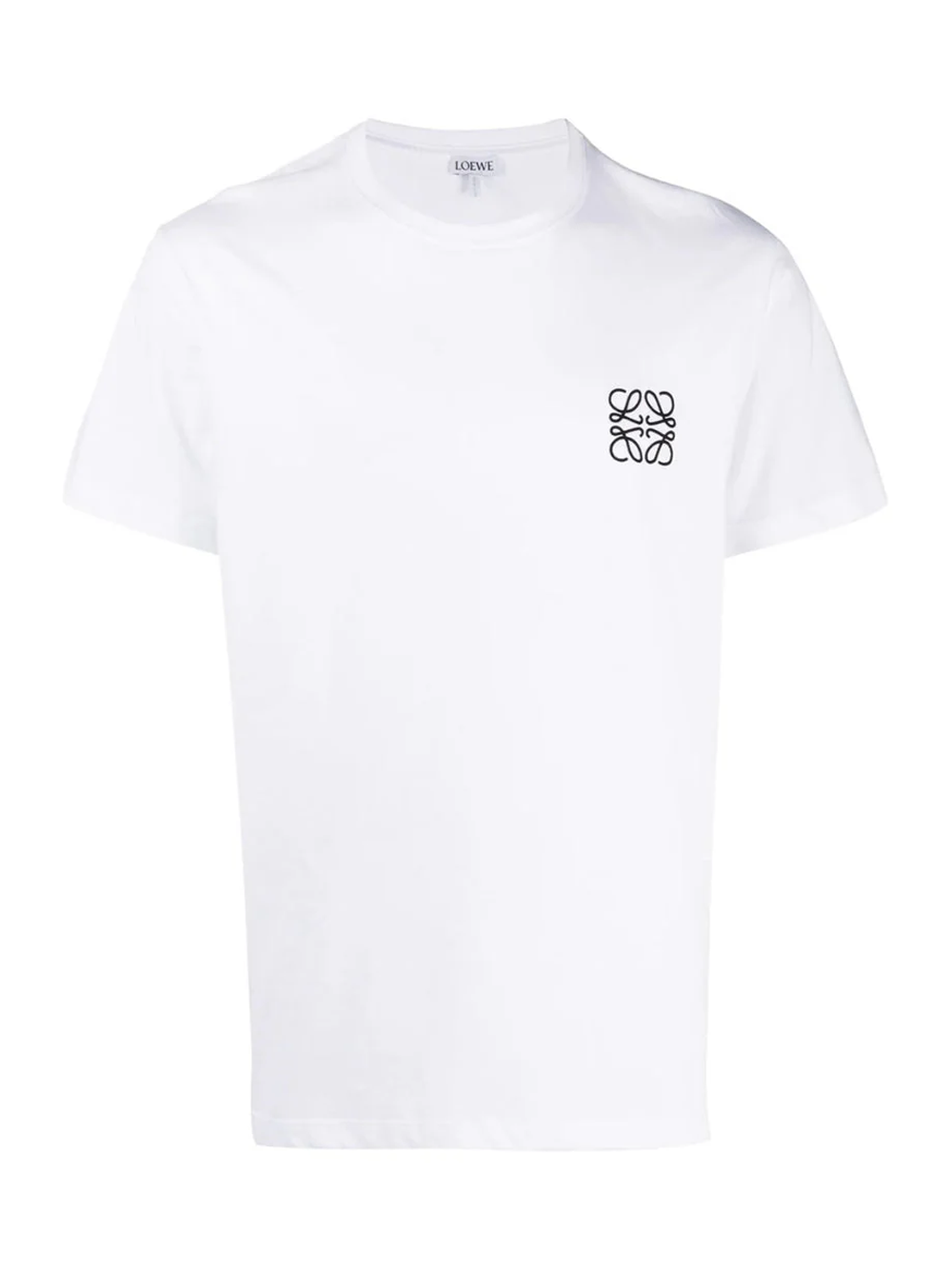 Loewe Anagram Embroidered Logo White T Shirt