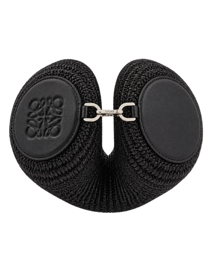 Loewe Bracelet Pouch Raffia Clutch Bag