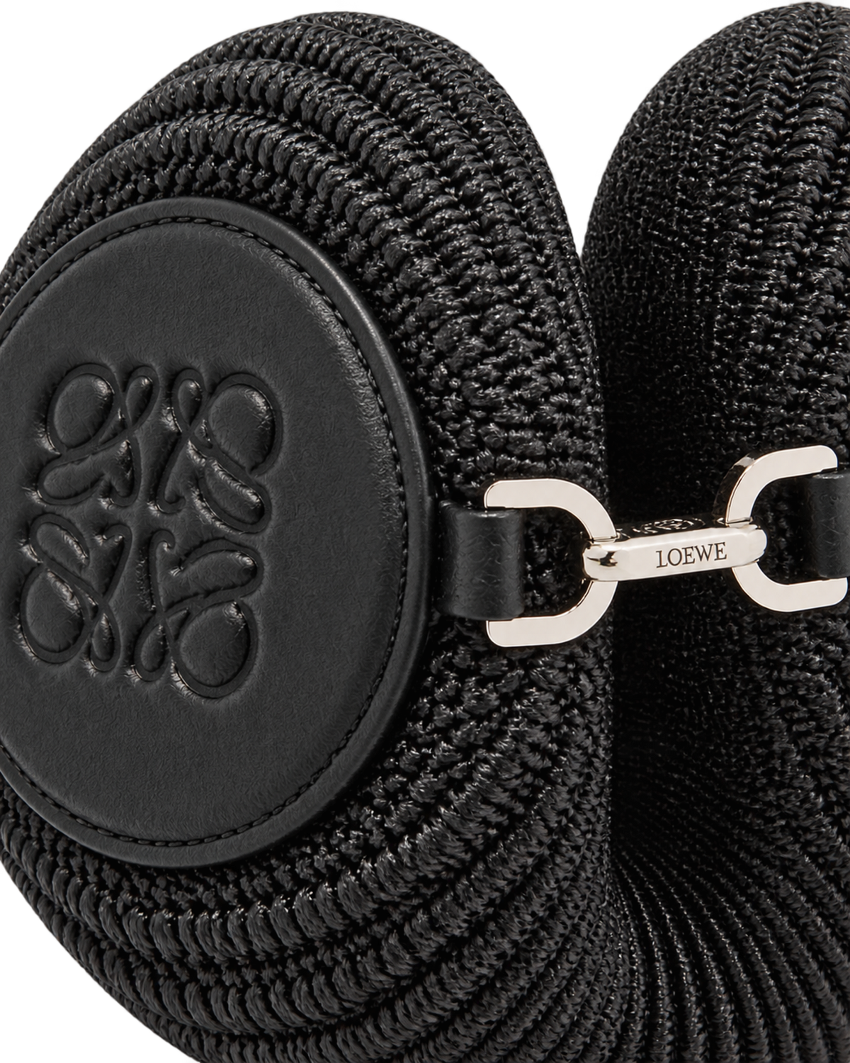 Loewe Bracelet Pouch Raffia Clutch Bag