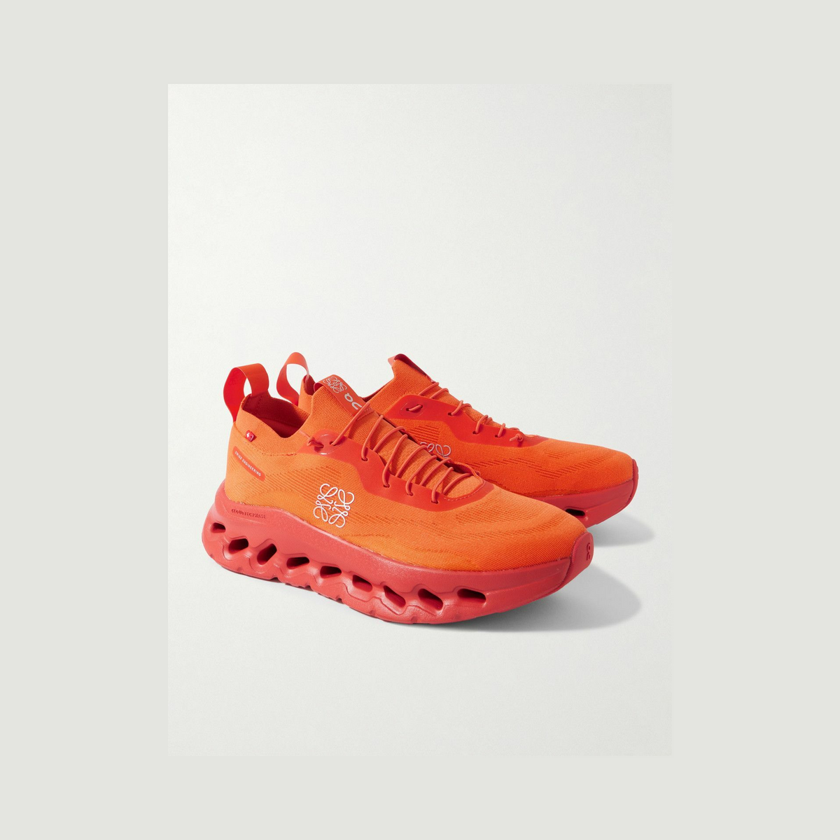 LOEWE - ON Cloudtilt 2.0 Stretch-Knit Sneakers - Orange