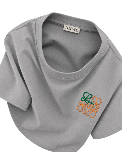 LOEWE - Slim-Fit Logo-Embroidered Cotton