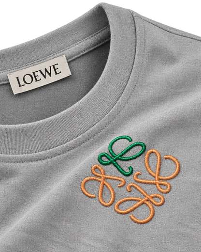 LOEWE - Slim-Fit Logo-Embroidered Cotton
