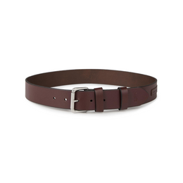 Logo Patch Leather Belt