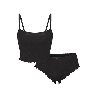 Logo Pointelle Cami Sleep Set