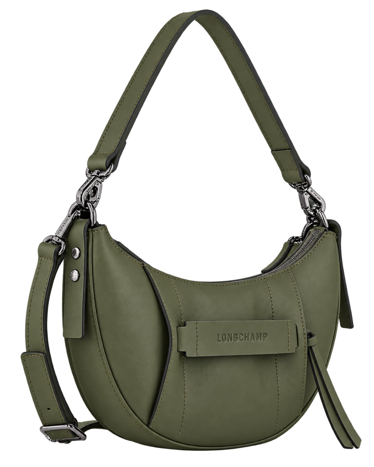 Longchamp 3D S Crossbody bag Khaki - Leather