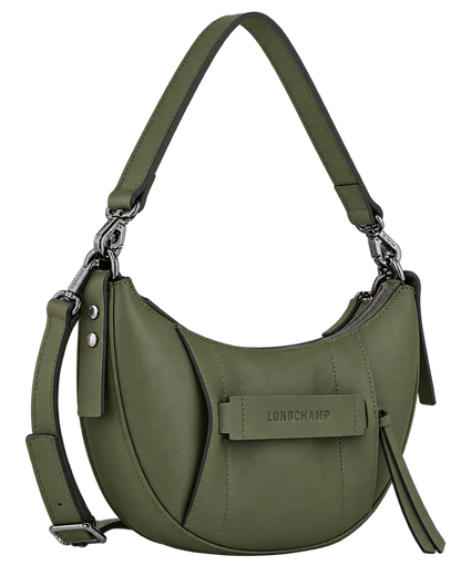 Longchamp 3D S Crossbody bag Khaki - Leather