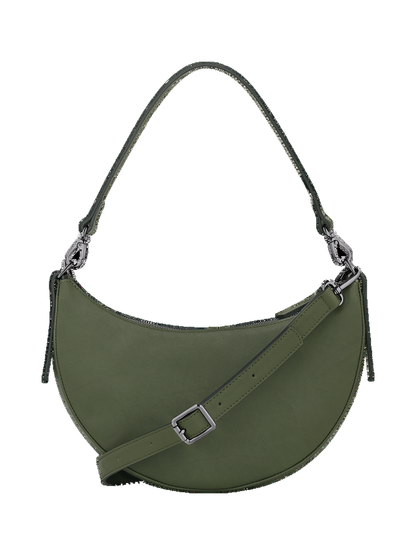 Longchamp 3D S Crossbody bag Khaki - Leather