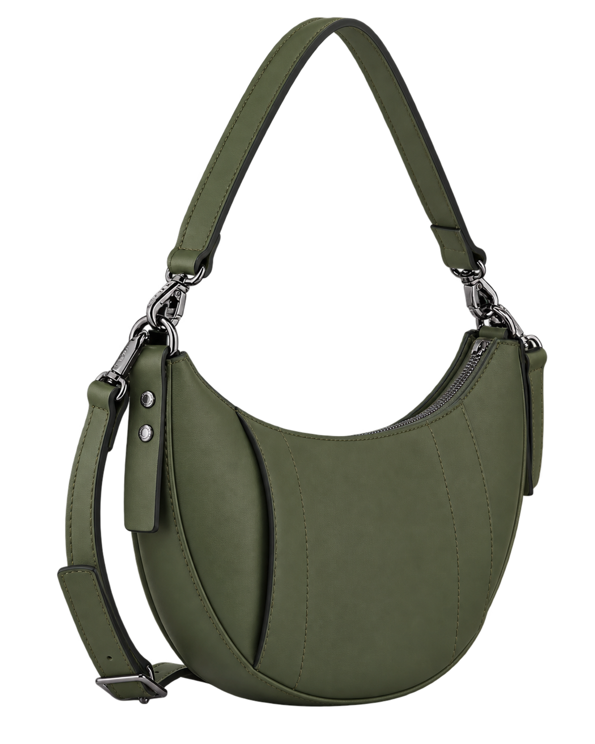 Longchamp 3D S Crossbody bag Khaki - Leather