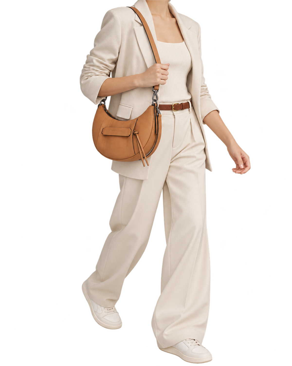 Longchamp 3D S Crossbody bag Natural - Leather