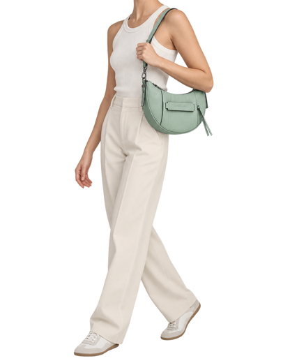 Longchamp 3D S Crossbody bag Vervain - Leather