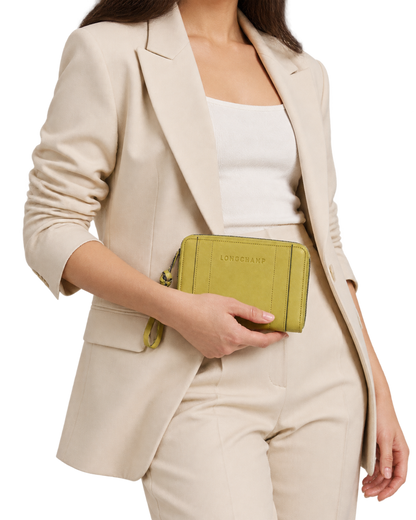 Longchamp 3D Wallet Ginger - Leather