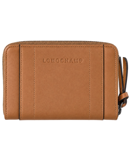 Longchamp 3D Wallet Natural - Leather