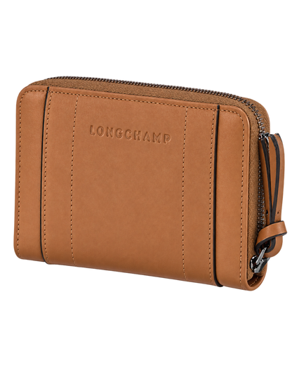 Longchamp 3D Wallet Natural - Leather