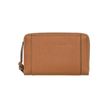 Longchamp 3D Wallet Natural - Leather