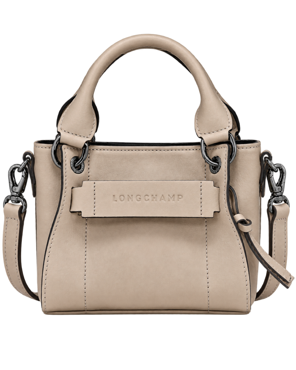 Longchamp 3D XS Handbag Clay - Leather