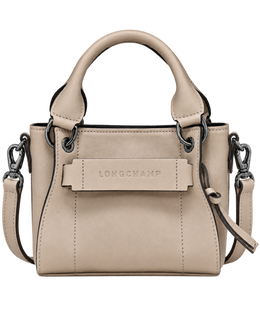 Longchamp 3D XS Handbag Clay - Leather