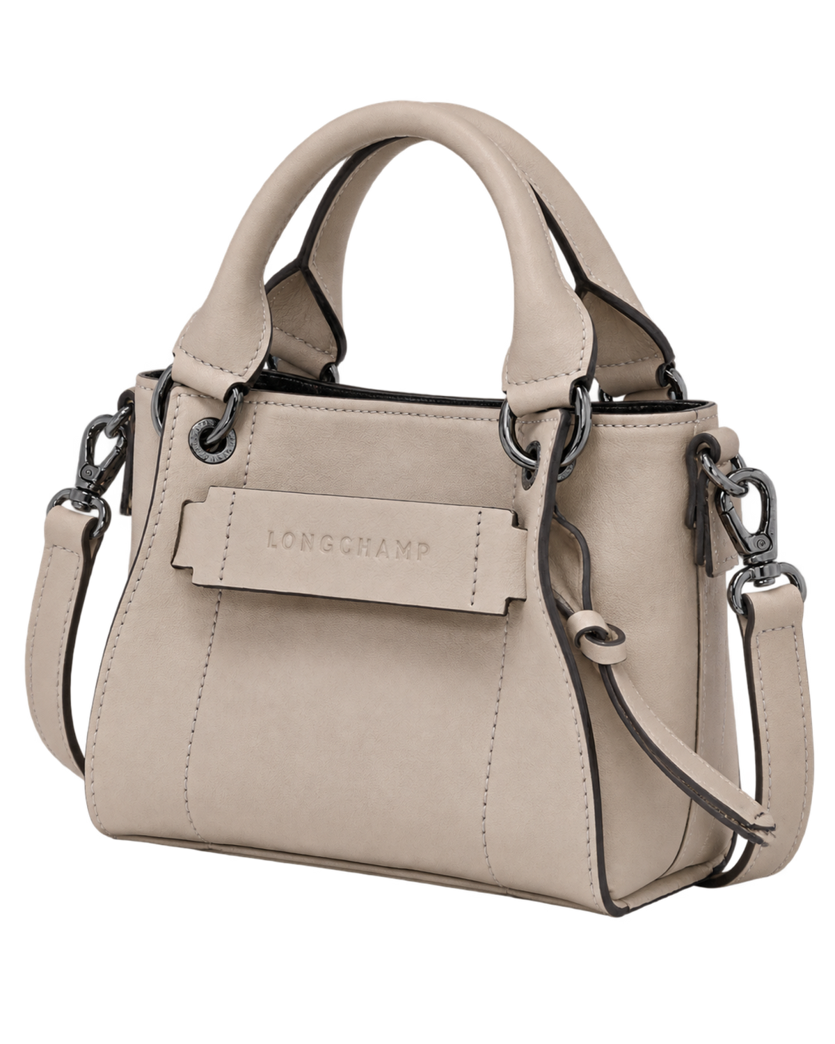 Longchamp 3D XS Handbag Clay - Leather