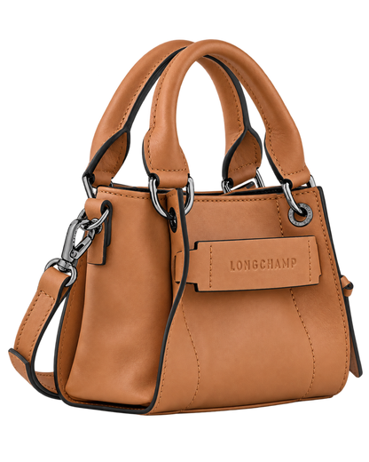Longchamp 3D XS Handbag Natural - Leather