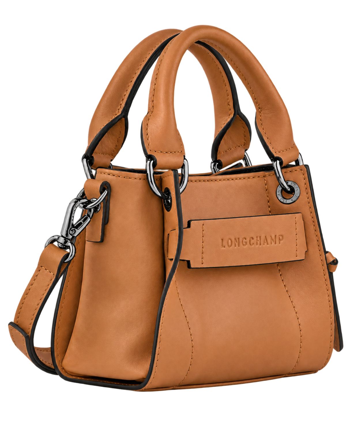 Longchamp 3D XS Handbag Natural - Leather