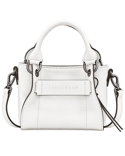 Longchamp 3D XS Handbag White - Leather