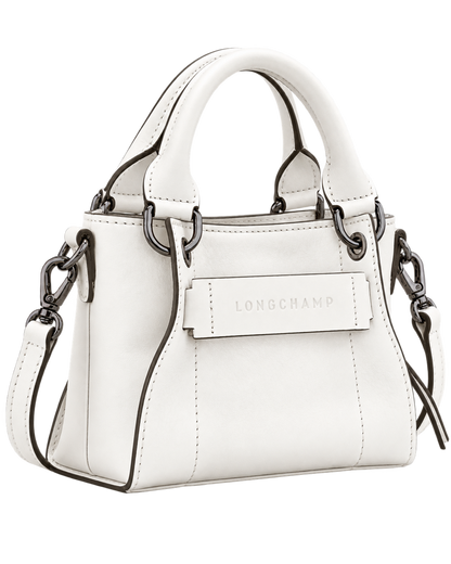 Longchamp 3D XS Handbag White - Leather