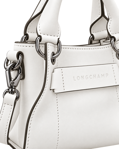Longchamp 3D XS Handbag White - Leather