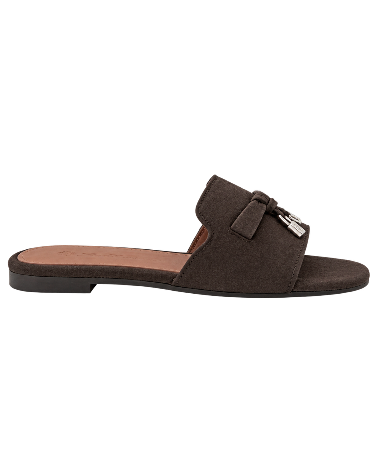 Loro Piana Summer Charms suede slides