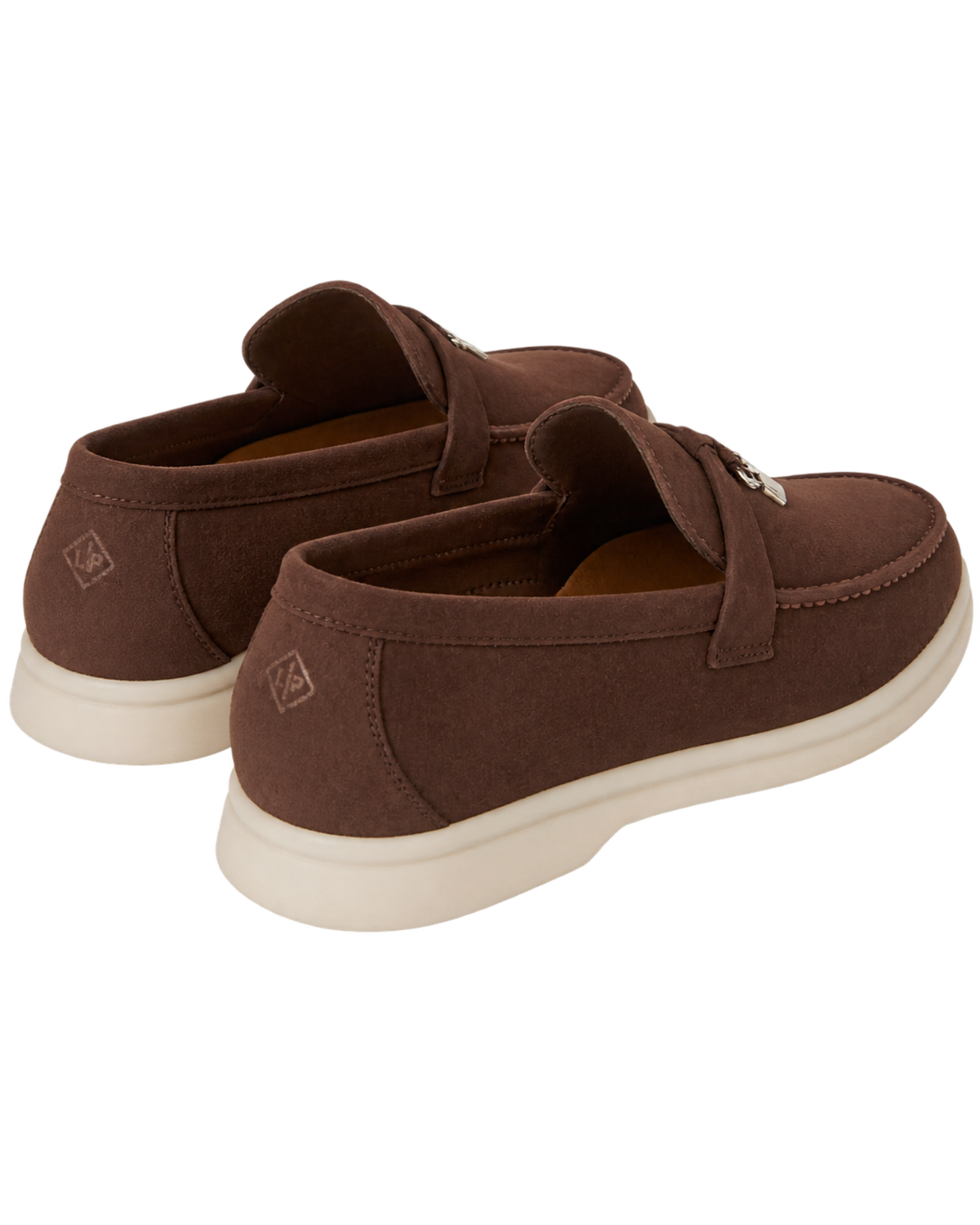 Loro Piana Summer Charms Walk Suede Chocolate Loafers