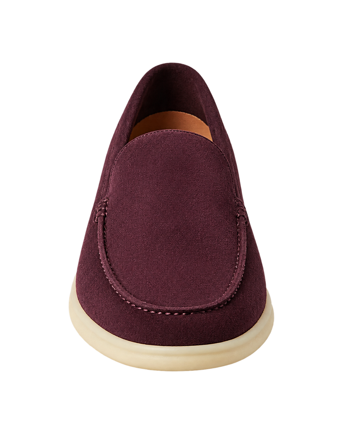 Loro Piana - Summer Walk Suede Loafers - Burgundy