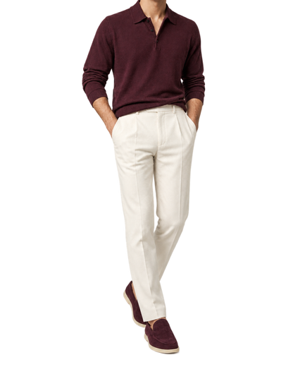 Loro Piana - Summer Walk Suede Loafers - Burgundy