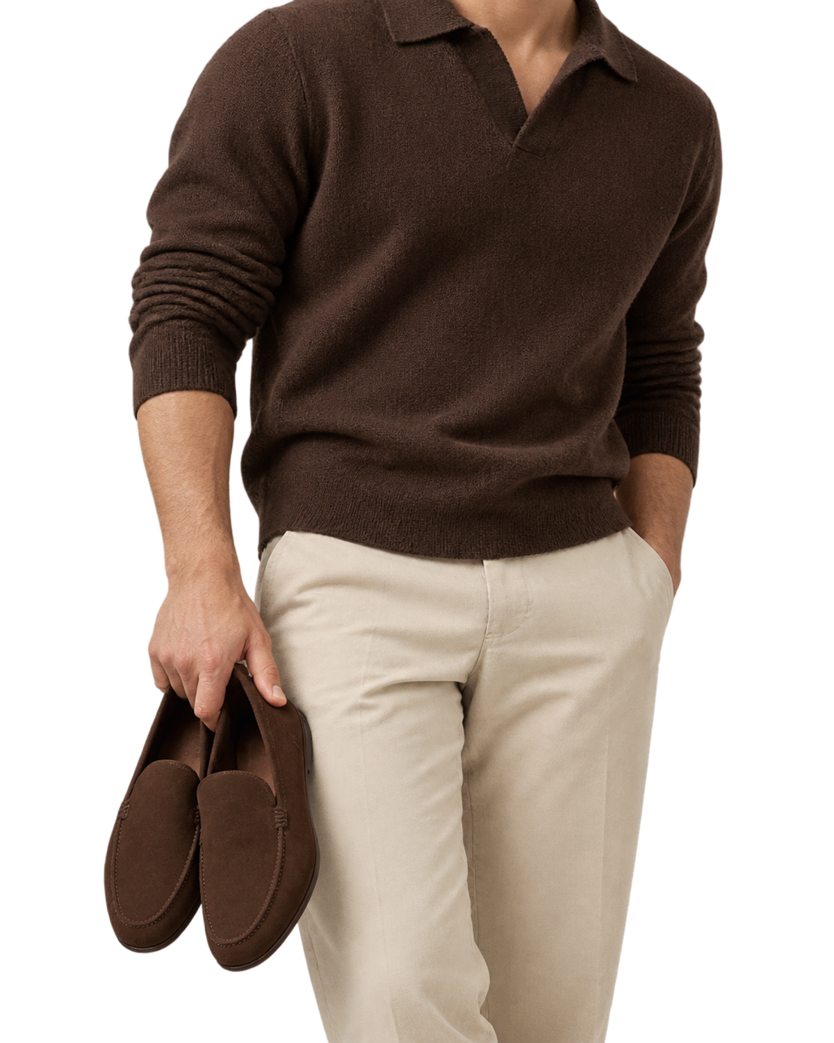 LoroPiana Summer Anton Walk Loafer Terra