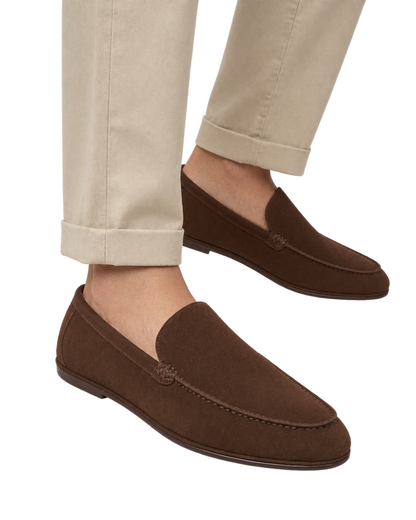 LoroPiana Summer Anton Walk Loafer Terra