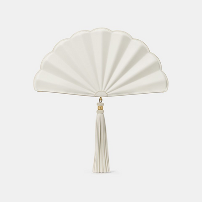 Lotus Fan Clutch Bag