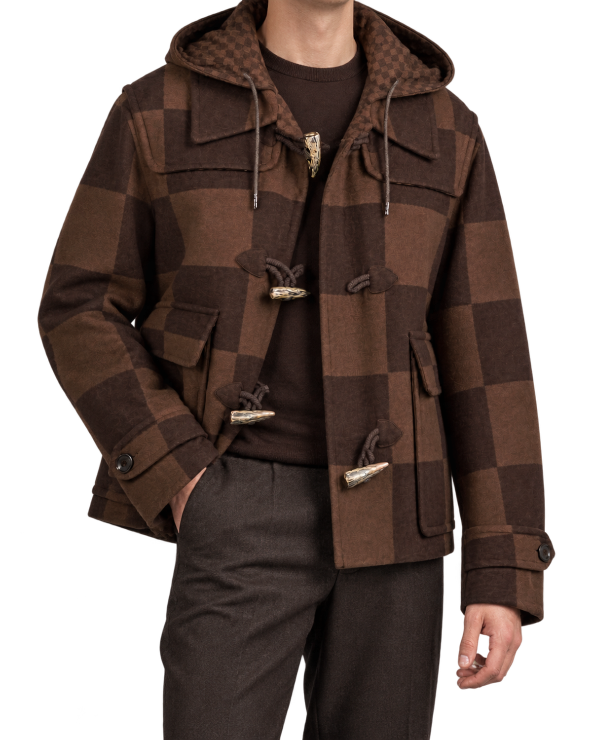 LOUIS VUITTON Duffle Coat Giant Monogram x Nigo