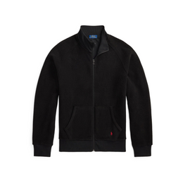 Lounge Full-Zip Mock Neck Top