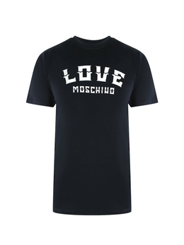 Love Moschino Bold Logo Black T-Shirt