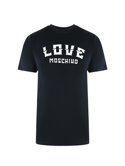 Love Moschino Bold Logo Black T-Shirt