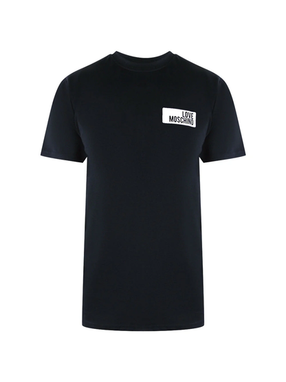 Love Moschino Logo Black T-Shirt