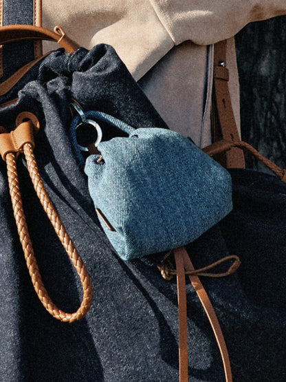 Songmont Lucky Pouch Charm - Denim