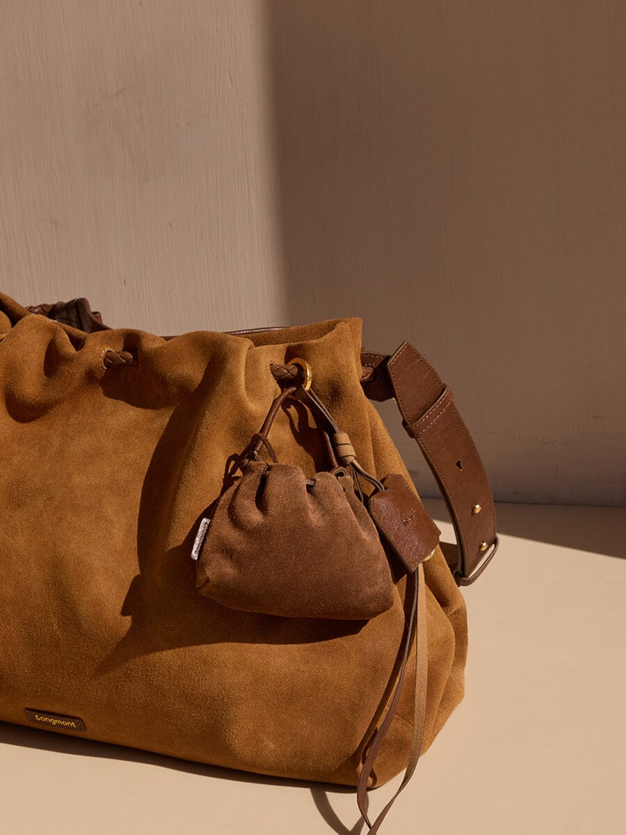 Songmont Lucky Pouch Charm - Sandal Suede